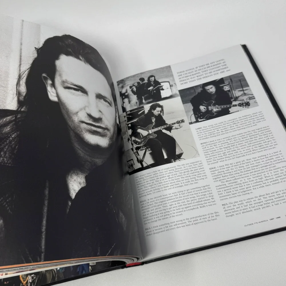 U2 by U2 Hardcover Book Bono The Edge Adam Clayton Larry Mullen Jr HarperCollins